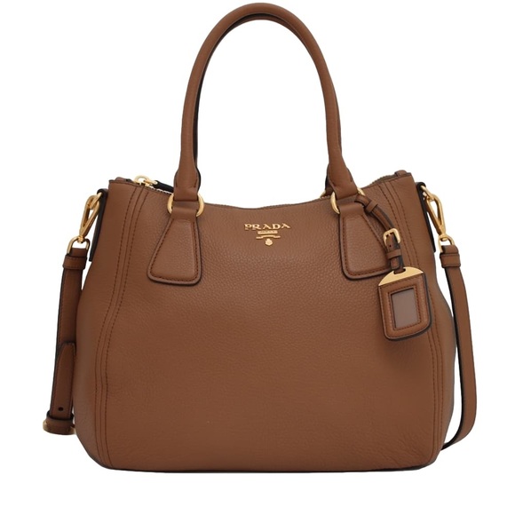 Prada Handbags - Prada❤️NEW💛Sacca Vitello Phoenix leather convert *price is firm*